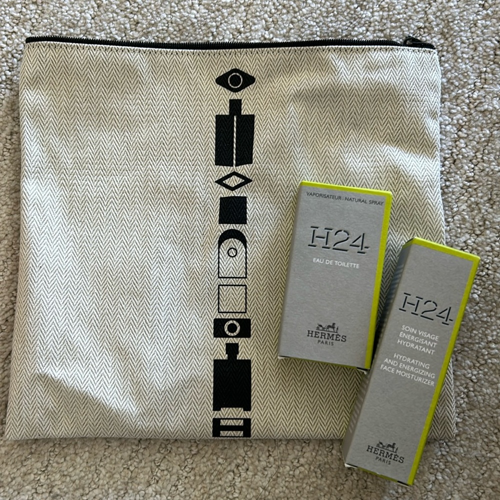 Hermes samples for men with pouch